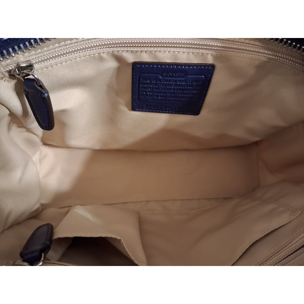 NWOT Authentic COACH Legacy Heritage Signature Candace Carryall Satchel 1995 NEW - Picture 4 of 7